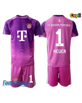 Bayern Munich Manuel Neuer #1 Portarii Echipament de Fotbal Replică 2025-26 Copii Treilea (+ Șorturi)